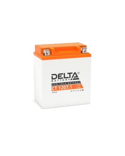 Delta CT 1207.1. Аккумулятор герметичный свинцово-кислотный стартерный. Delta в Вологде