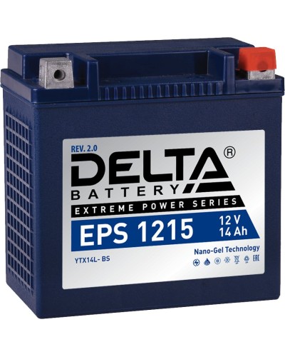 Delta EPS 1215. Аккумулятор герметичный свинцово-кислотный стартерный. Delta в Вологде