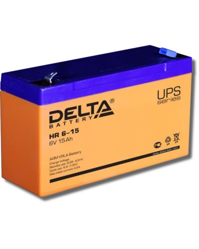 Delta HR 6-15. Аккумулятор герметичный свинцово-кислотный. Delta в Вологде