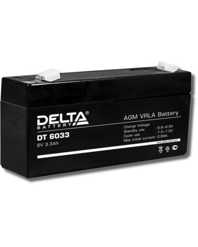 Delta DT 6033. Аккумулятор герметичный свинцово-кислотный. Delta в Вологде