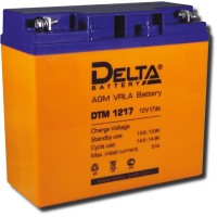 Delta DTM 1217. Аккумулятор герметичный свинцово-кислотный. Delta