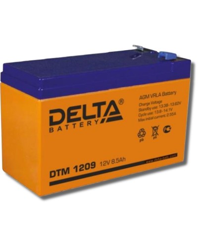 Delta DTM 1209. Аккумулятор герметичный свинцово-кислотный. Delta в Вологде