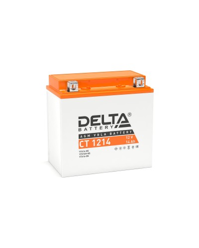 Delta CT 1214. Аккумулятор герметичный свинцово-кислотный стартерный. Delta в Вологде