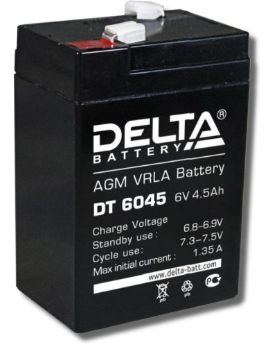 Delta DT 6045. Аккумулятор герметичный свинцово-кислотный. Delta в Вологде
