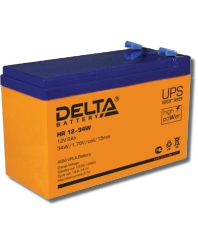 Delta HR 12-34 W. Аккумулятор герметичный свинцово-кислотный. Delta в Вологде