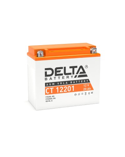 Delta CT 12201. Аккумулятор герметичный свинцово-кислотный стартерный. Delta в Вологде