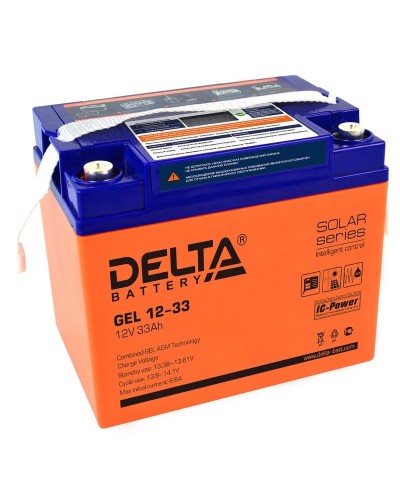 Delta GEL 12-33. Аккумулятор герметичный свинцово-кислотный. Delta в Вологде