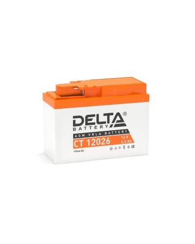 Delta CT 12026. Аккумулятор герметичный свинцово-кислотный стартерный. Delta в Вологде