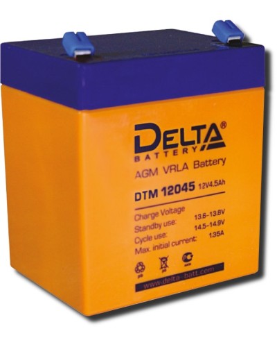 Delta DTM 12045. Аккумулятор герметичный свинцово-кислотный. Delta в Вологде