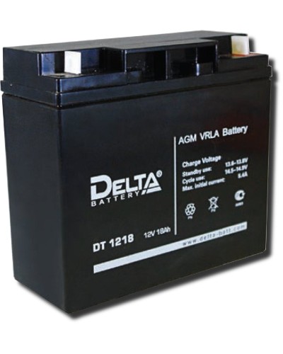 Delta DT 1218. Аккумулятор герметичный свинцово-кислотный. Delta в Вологде