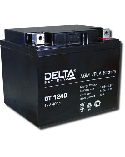 Delta DT 1240. Аккумулятор герметичный свинцово-кислотный. Delta в Вологде