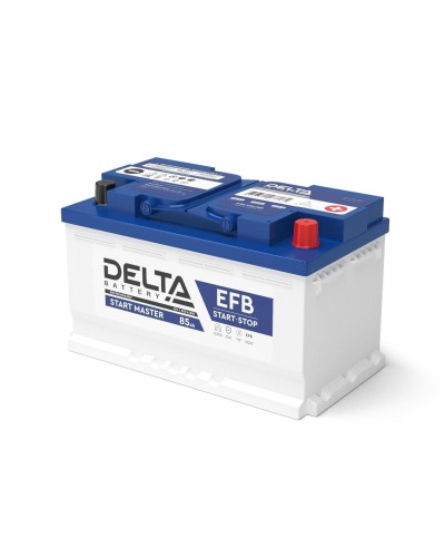 Delta START MASTER EFB 1285 (85 Ah). Аккумулятор автомобильный герметичный свинцово-кислотный. Delta в Вологде
