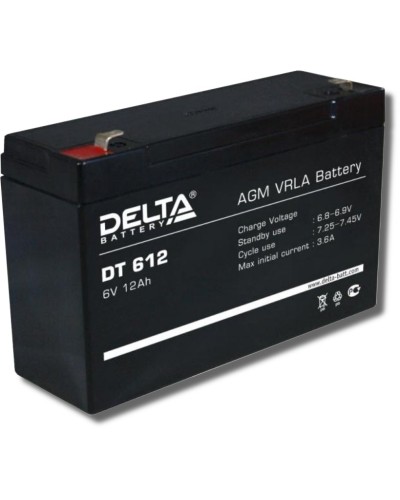 Delta DT 612. Аккумулятор герметичный свинцово-кислотный. Delta в Вологде