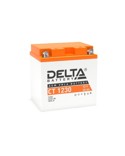 Delta CT 1230. Аккумулятор герметичный свинцово-кислотный стартерный. Delta в Вологде