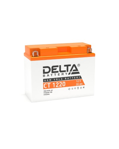 Delta CT 1220. Аккумулятор герметичный свинцово-кислотный стартерный. Delta в Вологде