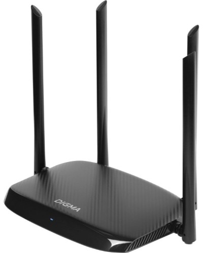 DWR-AC1202 AC1200 10/100/1000BASE-TX черный. Роутер беспроводной. Digma в Вологде
