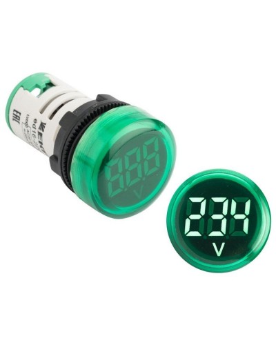 ED16-22VD (ed16-22vd-g). Индикатор значения напряжения зеленый. EKF в Вологде