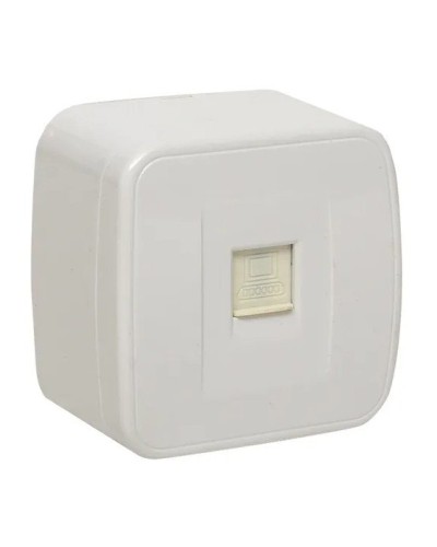 Минск Розетка RJ-45 1-местная ОП 1А (EGK01-035-10). Розетка RJ-45 1-местная ОП 1А. EKF в Вологде