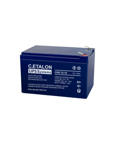 C.ETALON CHR 12-12. Аккумулятор герметичный свинцово-кислотный. ETALON в Вологде