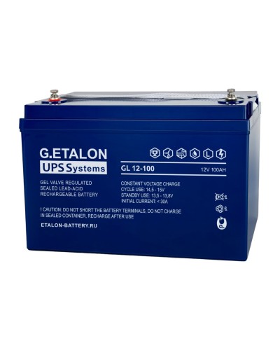 G.ETALON GL 12-100. Аккумулятор герметичный свинцово-кислотный. ETALON в Вологде