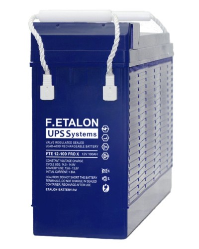 F.ETALON FTE 12-100 PRO X. Аккумулятор герметичный свинцово-кислотный. ETALON в Вологде