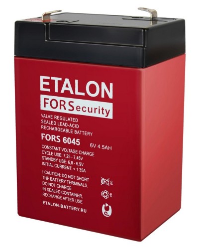 ETALON FORS 6045. Аккумулятор герметичный свинцово-кислотный. ETALON в Вологде