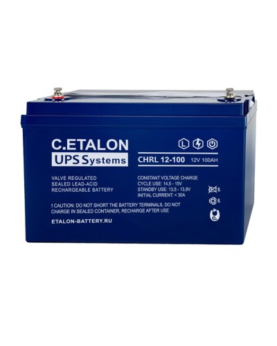 C.ETALON CHRL 12-100. Аккумулятор герметичный свинцово-кислотный. ETALON в Вологде