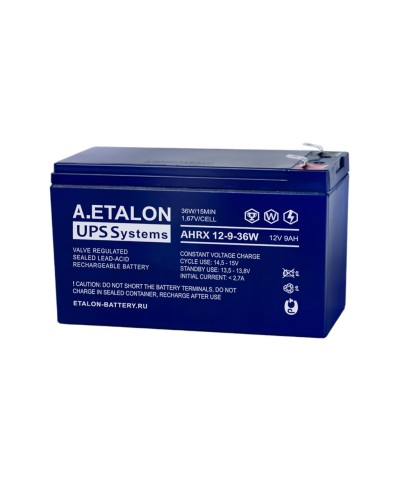 A.ETALON AHRX 12-9-36W. Аккумулятор герметичный свинцово-кислотный. ETALON в Вологде