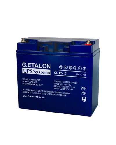 G.ETALON GL 12-17. Аккумулятор герметичный свинцово-кислотный. ETALON в Вологде