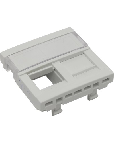 Вставка для 2-х модулей под RJ-45 кат.5e UTP, белая (45971 SBR): Вставка для 2-х модулей в Вологде