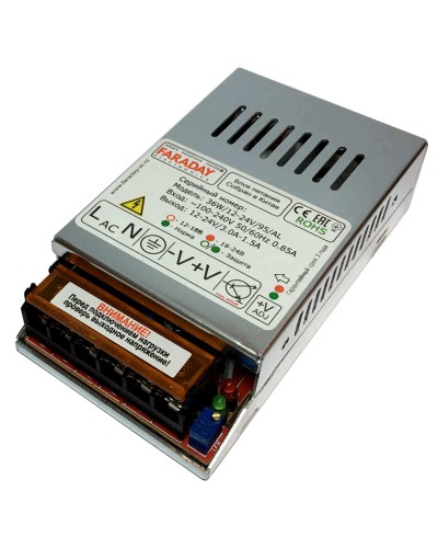 36W/12-24V/95AL. Импульсный блок питания. FARADAY в Вологде