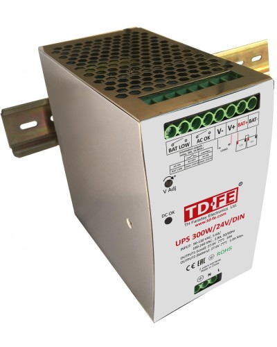 UPS 300W/24V/DIN. Источник вторичного электропитания резервированный. FARADAY в Вологде