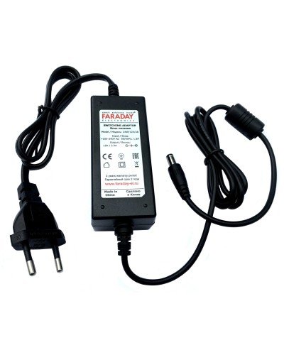 24W/12V/2A. Импульсный блок питания в пластиковом корпусе. FARADAY в Вологде