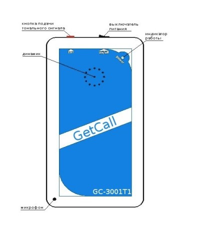 GC-3001T1. Переговорное устройство ремонтной связи. GETCALL в Вологде