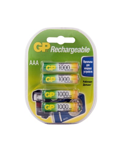 GP 100AAAHC AAA (GP 100AAAHC-2DECRC4), упак. 4 шт.. Перезаряжаемые аккумуляторы. GP Batteries в Вологде