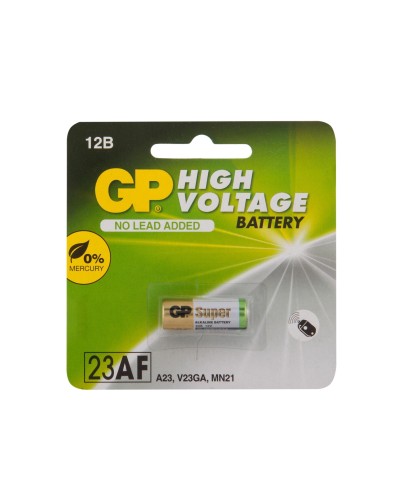 GP 23AF (GP 23AFRA-2F1), БЛИСТЕР. Высоковольтная батарейка 12В. GP Batteries в Вологде