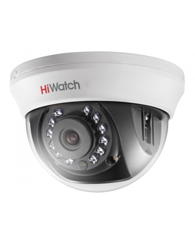 DS-T201(B) (2.8мм). Бюджетная видеокамера мультиформатная купольная. HiWatch в Вологде