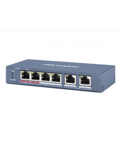 DS-3E0106HP-E. Коммутатор с питанием POE. Hikvision в Вологде