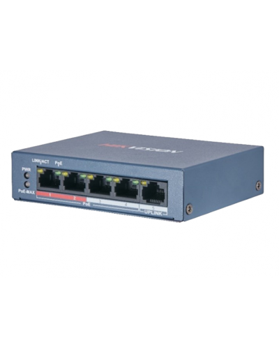 DS-3E0105P-E/M(B). Коммутатор с питанием POE. Hikvision в Вологде