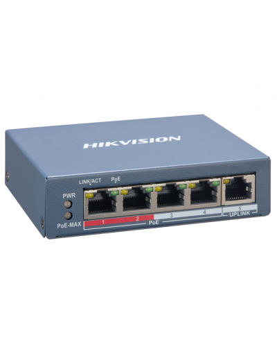 DS-3E1105P-EI. Коммутатор с POE. Hikvision в Вологде