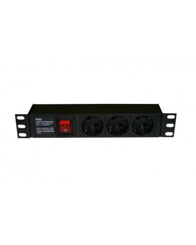 SHE10-3SH-S-IEC. Блок розеток 10. Hyperline в Вологде