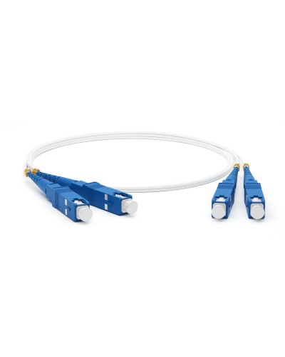 FC-D2-9A1-SC/UR-SC/UR-H-1M-LSZH-WH. Патч-корд волоконно-оптический SC-SC. Hyperline в Вологде