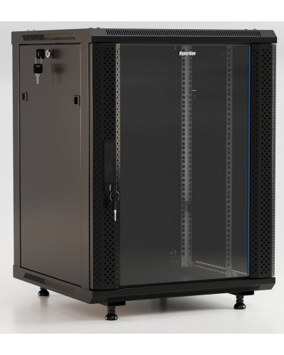 TWB-FC-1545-GP-RAL9004. Шкаф телекоммуникационный 19 настенный 15U. Hyperline в Вологде