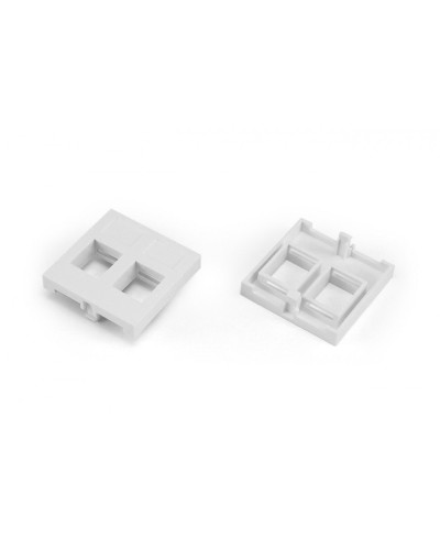 SIP2-2N-M45-45. Вставка 45x45 (аналог Mosaic) для 2х модулей формата Keystone Jack. Hyperline в Вологде