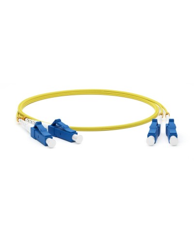 FC-D2-9-LC/UR-LC/UR-H-5M-LSZH-YL. Патч-корд волоконно-оптический одномодовый. Hyperline в Вологде