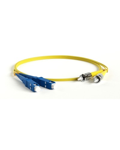 FC-D2-9-SC/UR-ST/UR-H-1M-LSZH-YL. Патч-корд волоконно-оптический ST-SC. Hyperline в Вологде