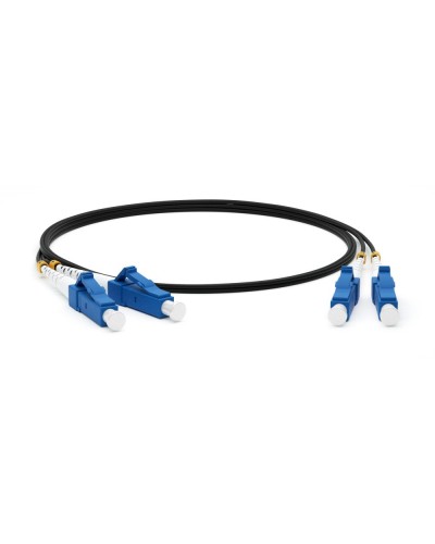 FC-D2-9-LC/UR-LC/UR-H-3M-LSZH-BK. Патч-корд волоконно-оптический одномодовый. Hyperline в Вологде
