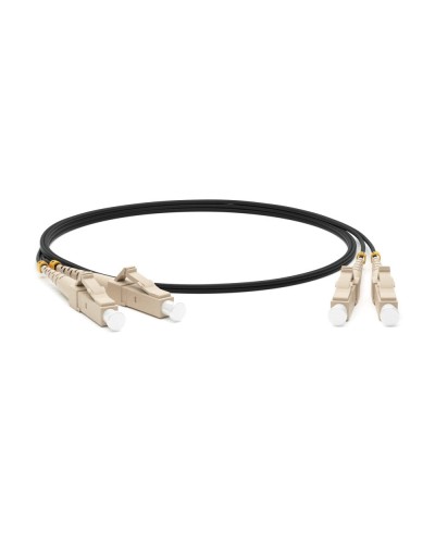 FC-D2-50-LC/PR-LC/PR-H-1M-LSZH-BK. Патч-корд волоконно-оптический многомодовый. Hyperline в Вологде