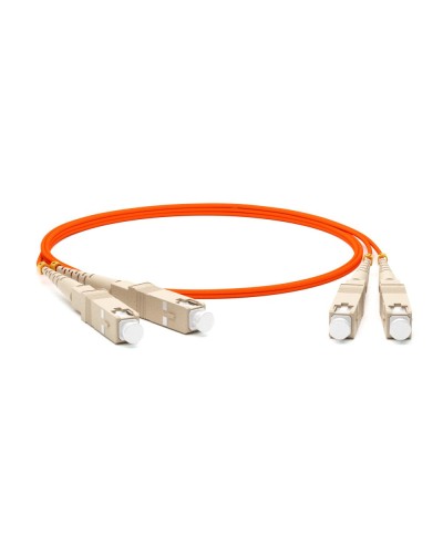 FC-D2-62-SC/PR-SC/PR-H-2M-LSZH-OR. Патч-корд волоконно-оптический многомодовый. Hyperline в Вологде