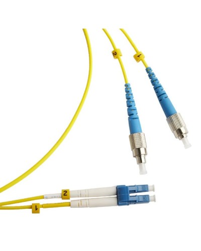 FC-D2-9-FC/UR-LC/UR-H-3M-LSZH-YL. Патч-корд волоконно-оптический FC/UPC-LC/UPC. Hyperline в Вологде